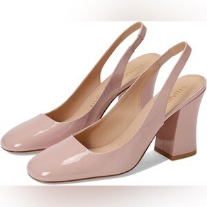 Stuart Whitzman Curveblock Slingback in Ballet